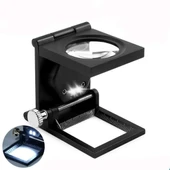 TH9005A Katlanabilir Metal Işıklı Büyüteç thumbnail 3