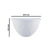 Omnipazar SO-DD01 Dekoratif Damla Duvar Saksı 1.4 Litre Beyaz 6 Adet thumbnail 2