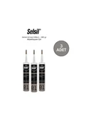 Selsil Genel Amaçlı Alüminyum Gri Silikon 280 Gr. - 3 Adet thumbnail 1