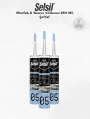 Selsil Mutfak & Banyo Silikonu Şeffaf 280 Ml - 3 Adet thumbnail 1