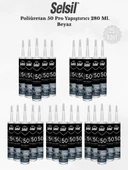 Selsil Poliüretan Beyaz Mastik 280 Ml - 25 Adet thumbnail 1