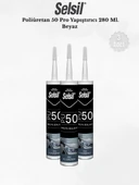 Selsil Poliüretan Beyaz Mastik 280 Ml - 3 Adet thumbnail 1