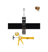 Selsil Genel Amaçlı Siyah Silikon 280 Gr. 25 Adet +  Gfb Alüminyum Silikon Tabancası thumbnail 1