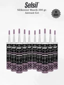 Selsil Silikonize Antrasit Gri Mastik 500 Gr - 10 Adet thumbnail 1