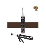 Selsil Silikonize Koyukahverengi Mastik 500 Gr. 25 Adet +  Kendo Silikon Tabancası thumbnail 1