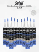 Selsil Nötr Dış Cephe Silikonu Şeffaf 300 Ml - 10 Adet thumbnail 1
