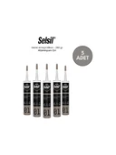 Selsil Genel Amaçlı Alüminyum Gri Silikon 280 Gr. - 5 Adet thumbnail 1