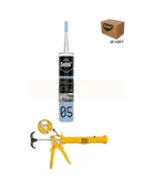 Selsil Duşakabin Silikonu Şeffaf 280 Ml. 25 Adet +  Gfb Alüminyum Silikon Tabancası thumbnail 1