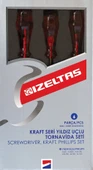İzeltaş 4120008106 Kraft Seri Yıldız Uçlu Tornavida Seti - 6 Parça - 2