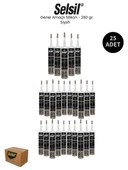 Selsil Genel Amaçlı Siyah Silikon 280 Gr - 25 Adet thumbnail 1