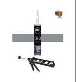 Selsil Poliüretan Gri Mastik 280 Ml. 25 Adet +  Kendo Silikon Tabancası thumbnail 3