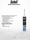 Selsil Mutfak & Banyo Silikonu Şeffaf 280 Ml - 3 Adet thumbnail 2