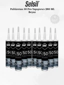 Selsil Poliüretan Beyaz Mastik 280 Ml - 10 Adet thumbnail 1