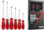 İzeltaş 4120008106 Kraft Seri Yıldız Uçlu Tornavida Seti - 6 Parça - 3