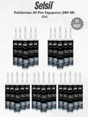 Selsil Poliüretan Mastik Gri 280 Ml - 25 Adet thumbnail 1