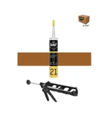 Selsil Silikonize Altınmeşe Mastik 500 Gr. 25 Adet +  Kendo Silikon Tabancası thumbnail 1