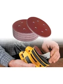 Gfb 6966 Cırtlı Disk Zımpara 6 Delikli 150 mm 180 Kum - 100 Adet thumbnail 6