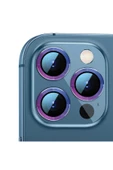 mastersonic iPhone 12 Pro Max Uyumlu MKST CL-02 Kamera Koruyucu-Colorful - 1