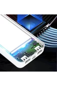 mastersonic Beyaz B-05 Hızlı Şarj Özellikli Led Göstergeli Taşınabilir Powerbank 20000mAh MTSC thumbnail 4