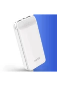 mastersonic Beyaz B-05 Hızlı Şarj Özellikli Led Göstergeli Taşınabilir Powerbank 20000mAh MTSC thumbnail 3
