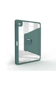 mastersonic iPad 11.Nesil 2025 Kılıf MTSC Nayn Dönebilen Standlı Kılıf - Koyu Yeşil thumbnail 1