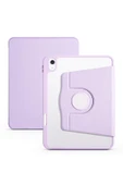 mastersonic iPad 11.Nesil 2025 Kılıf MTSC Termik Kalem Bölmeli Dönebilen Standlı Kılıf - Lila thumbnail 1