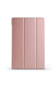 mastersonic Galaxy Tab S9 FE Plus Uyumlu MTSC Smart Cover Standlı 1-1 Kılıf-Rose Gold thumbnail 1
