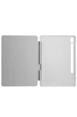 mastersonic Galaxy Tab S9 Kılıf Uyumlu MTSC Tri Folding Kalem Bölmeli Standlı Kılıf-Gri thumbnail 5