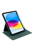 mastersonic iPad 11.Nesil 2025 Kılıf MTSC Termik Kalem Bölmeli Dönebilen Standlı Kılıf - Pembe thumbnail 7