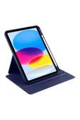 mastersonic iPad 11.Nesil 2025 Kılıf MTSC Termik Kalem Bölmeli Dönebilen Standlı Kılıf - Pembe thumbnail 5