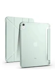 mastersonic iPad 11.Nesil 2025 Kılıf MTSC Tri Folding Kalem Bölmeli Standlı Kılıf - Lacivert thumbnail 5