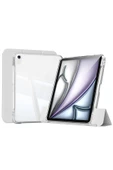 mastersonic iPad Air 11 2025 M3 Kılıf Magnetik Ayrılabilen Airbagli MTSC Sliding Tablet Kılıfı - Gri thumbnail 1