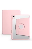 mastersonic iPad 11.Nesil 2025 Kılıf MTSC Termik Kalem Bölmeli Dönebilen Standlı Kılıf - Pembe thumbnail 1