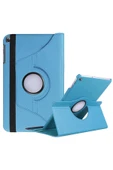 mastersonic Galaxy Tab A7 10.4 T500 (2020) Uyumlu MTSC Dönebilen Standlı Kılıf-Mavi thumbnail 1