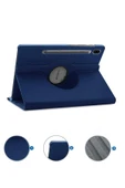 mastersonic Galaxy Tab S7 T870 Uyumlu MTSC Dönebilen Standlı Kılıf-Lacivert thumbnail 5