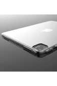 mastersonic iPad Pro 12.9 Pro 2020 (4.Nesil) - Uyumlu Uyumlu MTSC Tablet Süper Silikon Kapak-Renksiz thumbnail 3