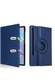 mastersonic Galaxy Tab S7 FE LTE (T737-T736-T733-T730) Uyumlu MTSC Dönebilen Standlı Kılıf-Mavi thumbnail 5