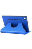 mastersonic Lenovo Tab M8 Uyumlu MTSC Fest Dönebilen Standlı Kılıf-Mavi thumbnail 1