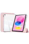 mastersonic iPad 11.Nesil 2025 Kılıf Magnetik Ayrılabilen Airbagli MTSC Sliding Tablet Kılıfı - Pembe thumbnail 1
