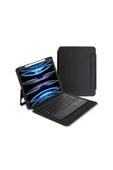 mastersonic iPad Pro 13 2024 MTSC Border Keyboard Bluetooh Bağlantılı Standlı Klavyeli Tablet Kılıfı - Siyah thumbnail 2