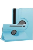 mastersonic Galaxy Tab S7 T870 Uyumlu MTSC Dönebilen Standlı Kılıf-Mavi thumbnail 1