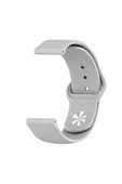 mastersonic Huawei GT4 41mm KRD-11 18mm Silikon Kordon-Gri - 1