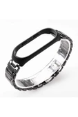 mastersonic Xiaomi Mi Band 3 Uyumlu KRD-21 Metal MTSC Kordon-Siyah thumbnail 1