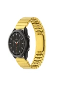 mastersonic Xiaomi Amazfit Pace Uyumlu KRD-82 22mm Metal MTSC Kordon-Gold thumbnail 1