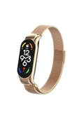 mastersonic Xiaomi Mi Band 7 Uyumlu KRD-01 Metal MTSC Kordon-Rose Gold thumbnail 1