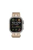 mastersonic Apple Watch Ultra 49mm MTSC KRD-107 Metal Hasır Kordon-Starlight thumbnail 1