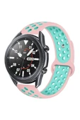 mastersonic Xiaomi Amazfit Pace KRD-02 Uyumlu MTSC Kordon-Pembe-Yeşil thumbnail 1