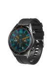 mastersonic Huawei Watch GT 3 46mm KRD-23 Uyumlu MTSC Kordon-Siyah thumbnail 1