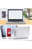 mastersonic MTSC F21 Laptop - Monitör Telefon Tutucu-Gümüş thumbnail 2