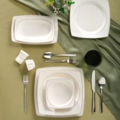 GÜRAL PORSELEN Caroline 30 Parça 6 Kişilik Yemek Takımı 6366 thumbnail 4